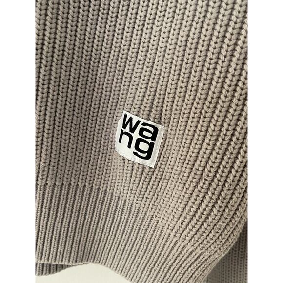 Alexander Wang Utility Layered Style Hoodie Sweater Pullover In Grey M $425 - Picture 8 of 11